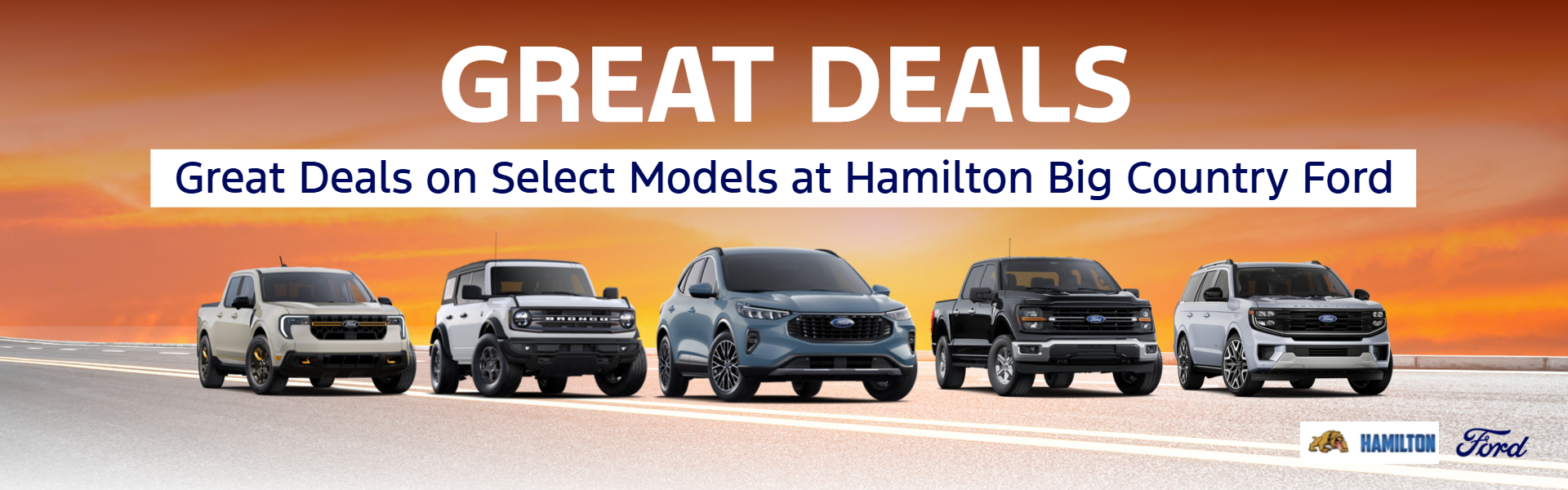 Great Deals on Select Models