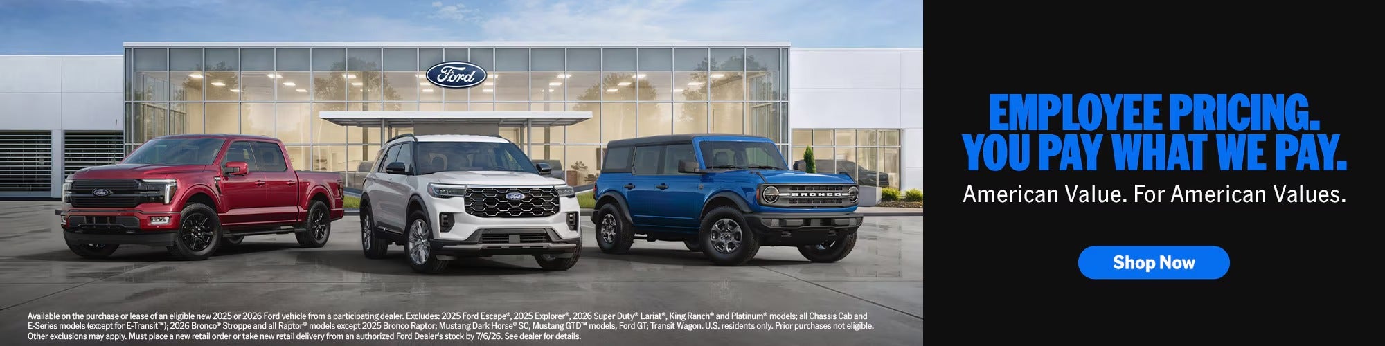 Employee Pricing You Pay What We Pay Hamilton Big Country Ford in Clovis
